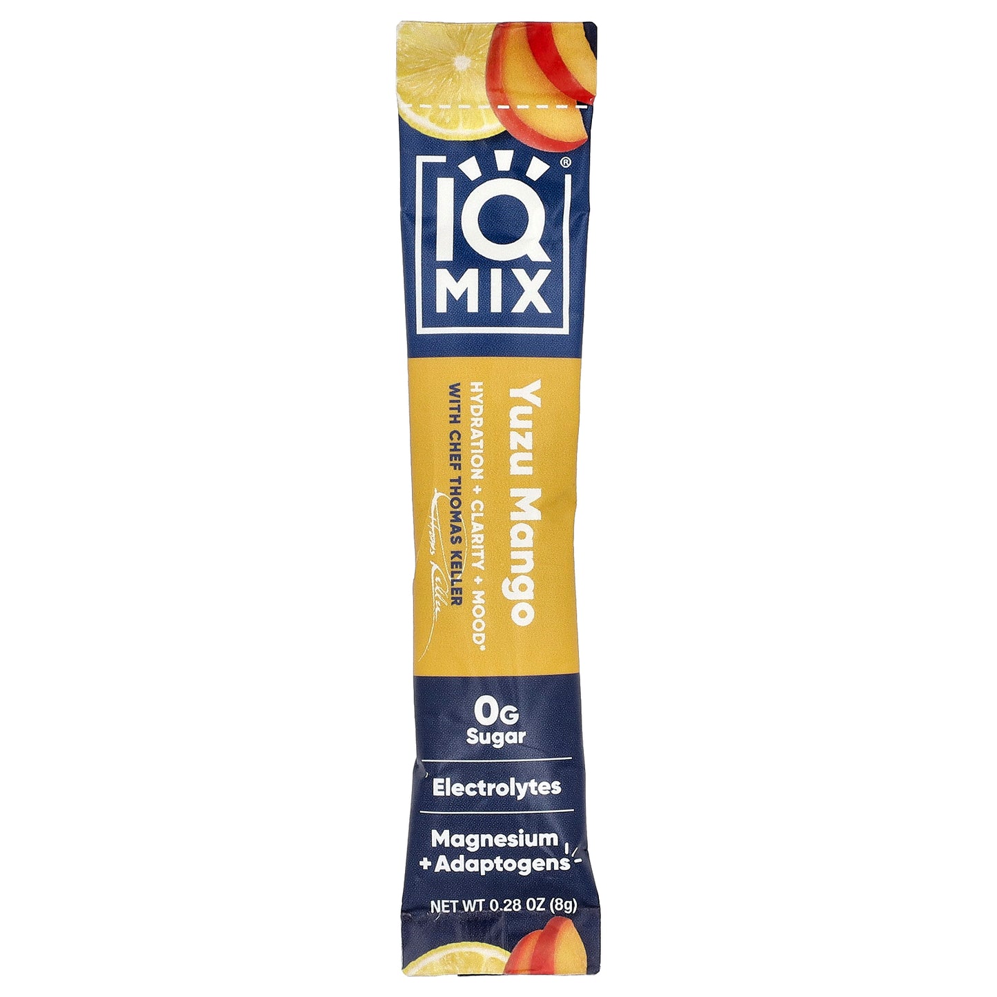 IQBAR, IQMIX®, Hydration + Clarity + Mood Mix, Yuzu Mango, 20 Sticks, 0.28 oz (8 g ) Each