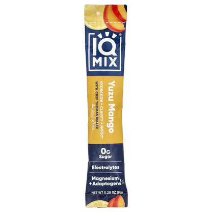 IQBAR, IQMIX®, Hydration + Clarity + Mood Mix, Yuzu Mango, 20 Sticks, 0.28 oz (8 g ) Each