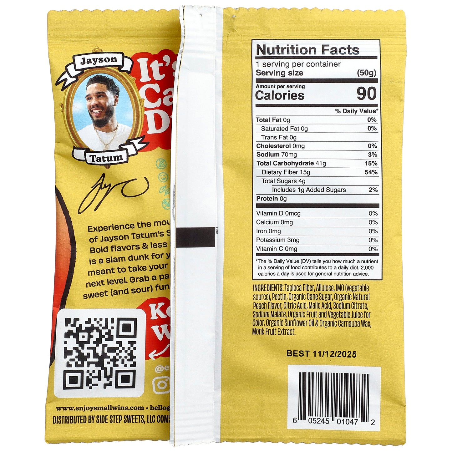 Enjoy Small Wins, Gummies, Classic Peach , 1.8 oz (50 g)