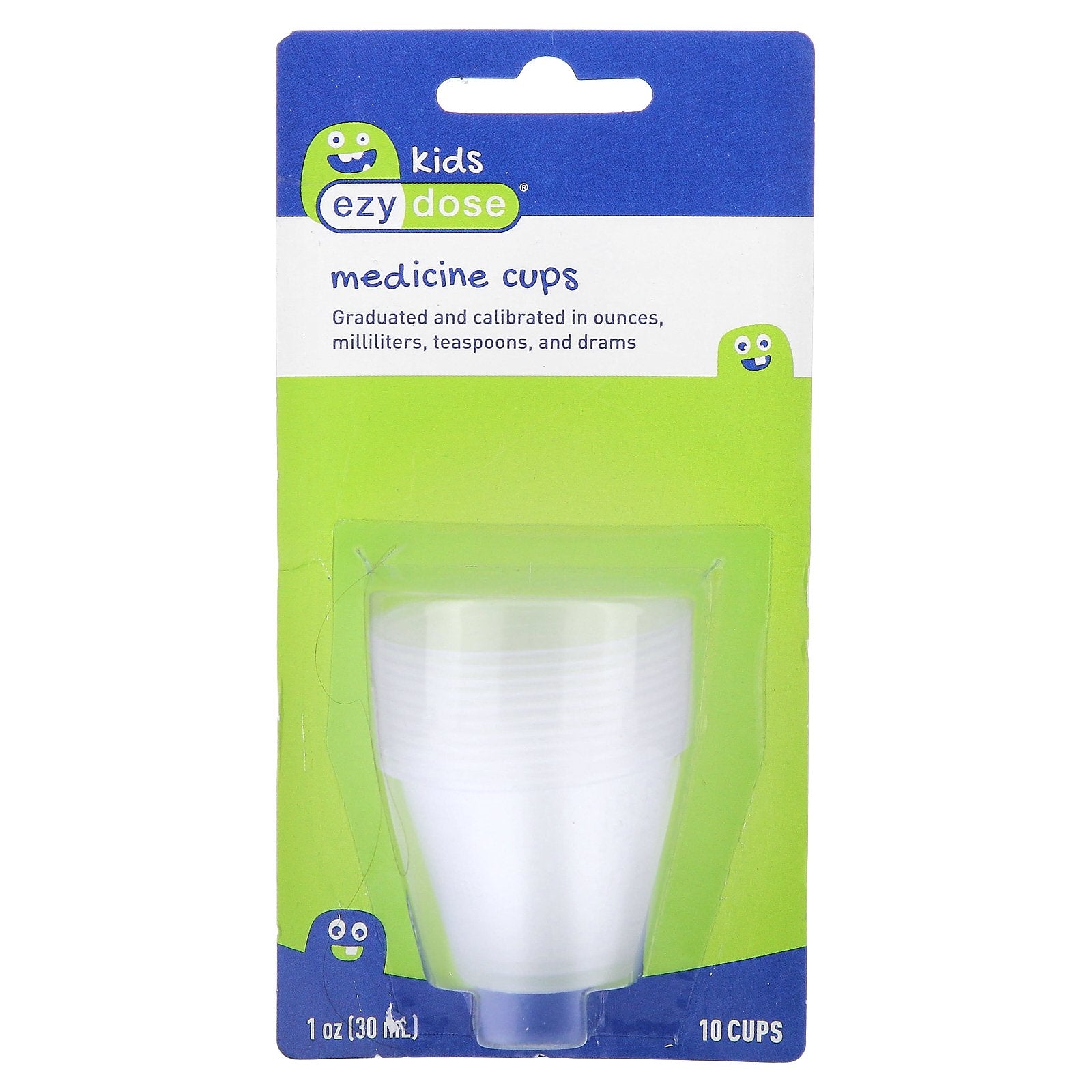 Ezy Dose, Kids, Medicine Cups, 10 Cups, 1 oz (30 ml)