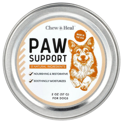 Chew + Heal, Paw Support, For Dogs, 2 oz (57 g)