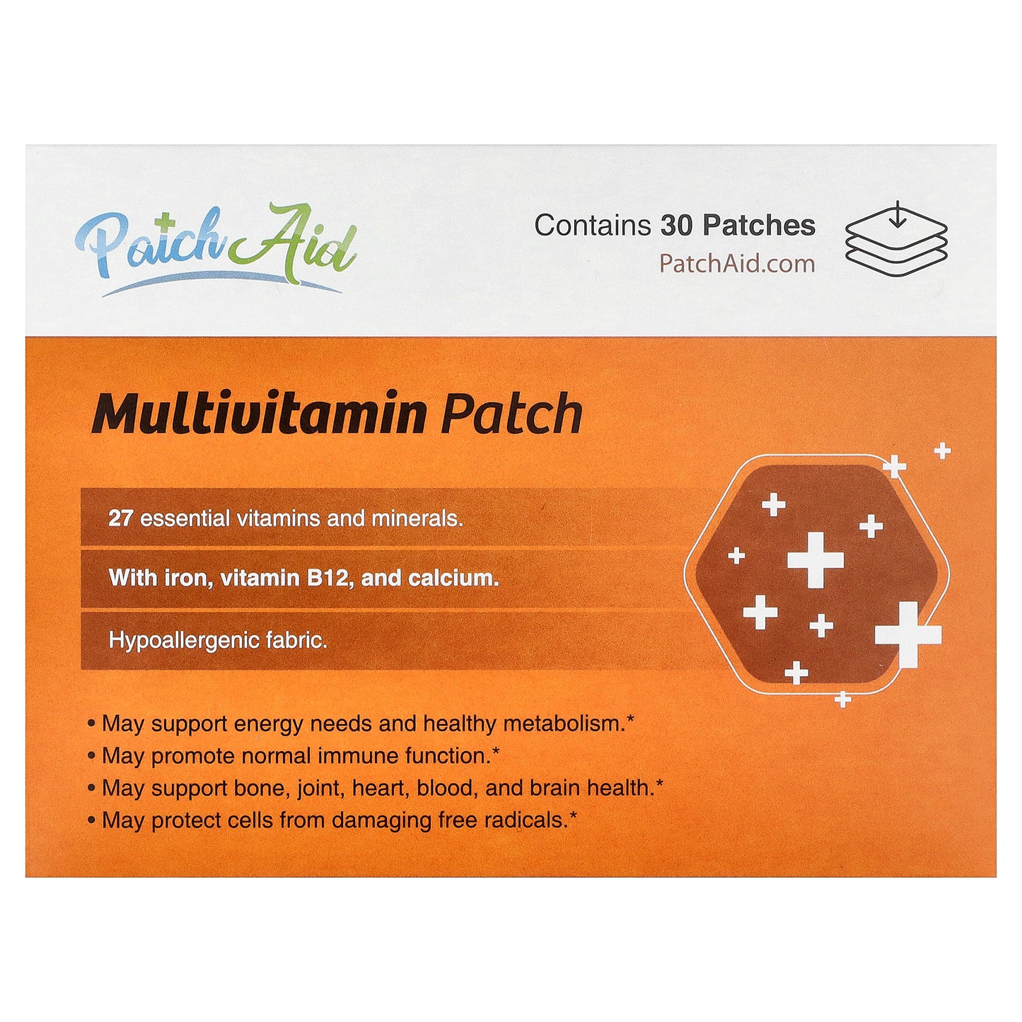 PatchAid, Multivitamin Patch, 30 Patches