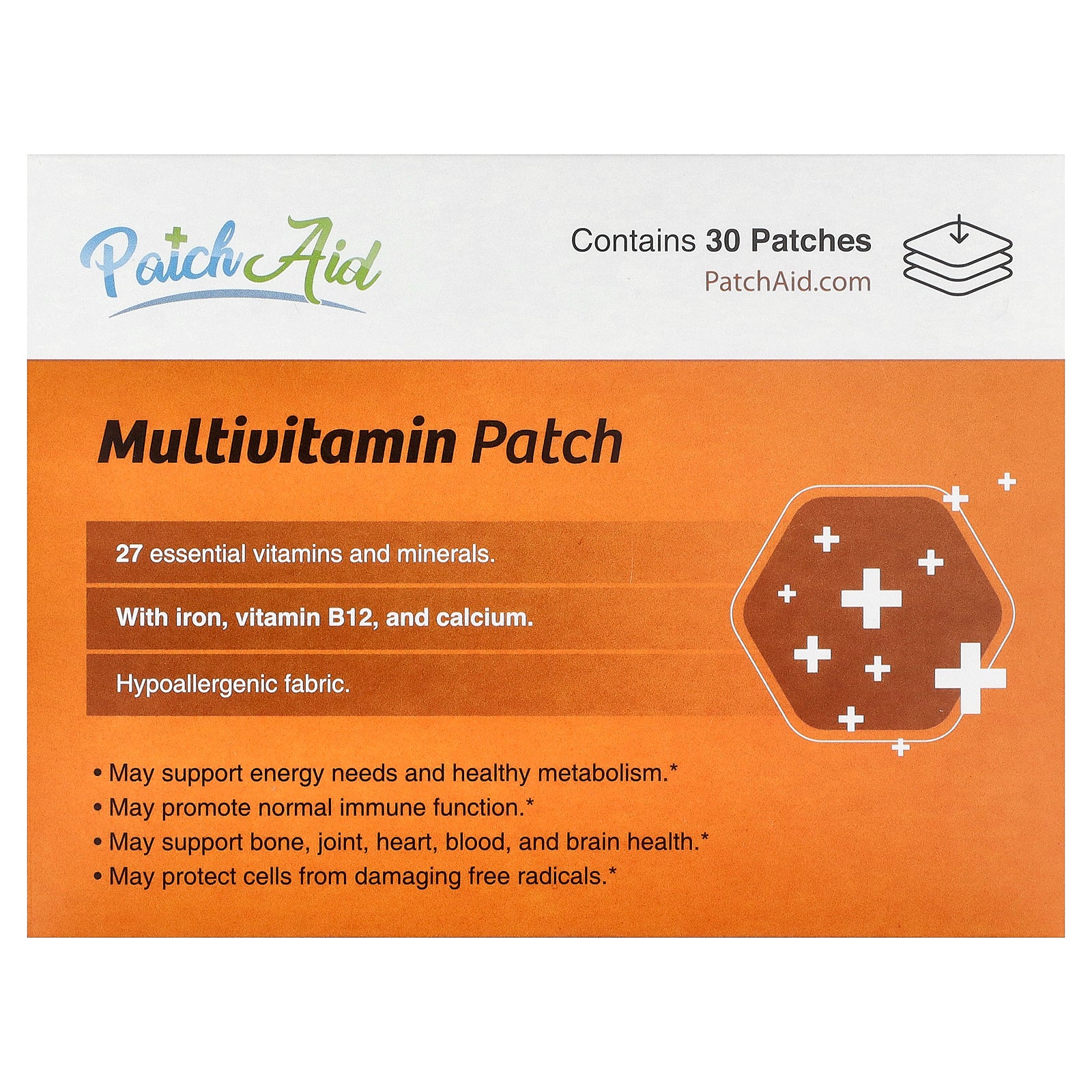 PatchAid, Multivitamin Patch, 30 Patches