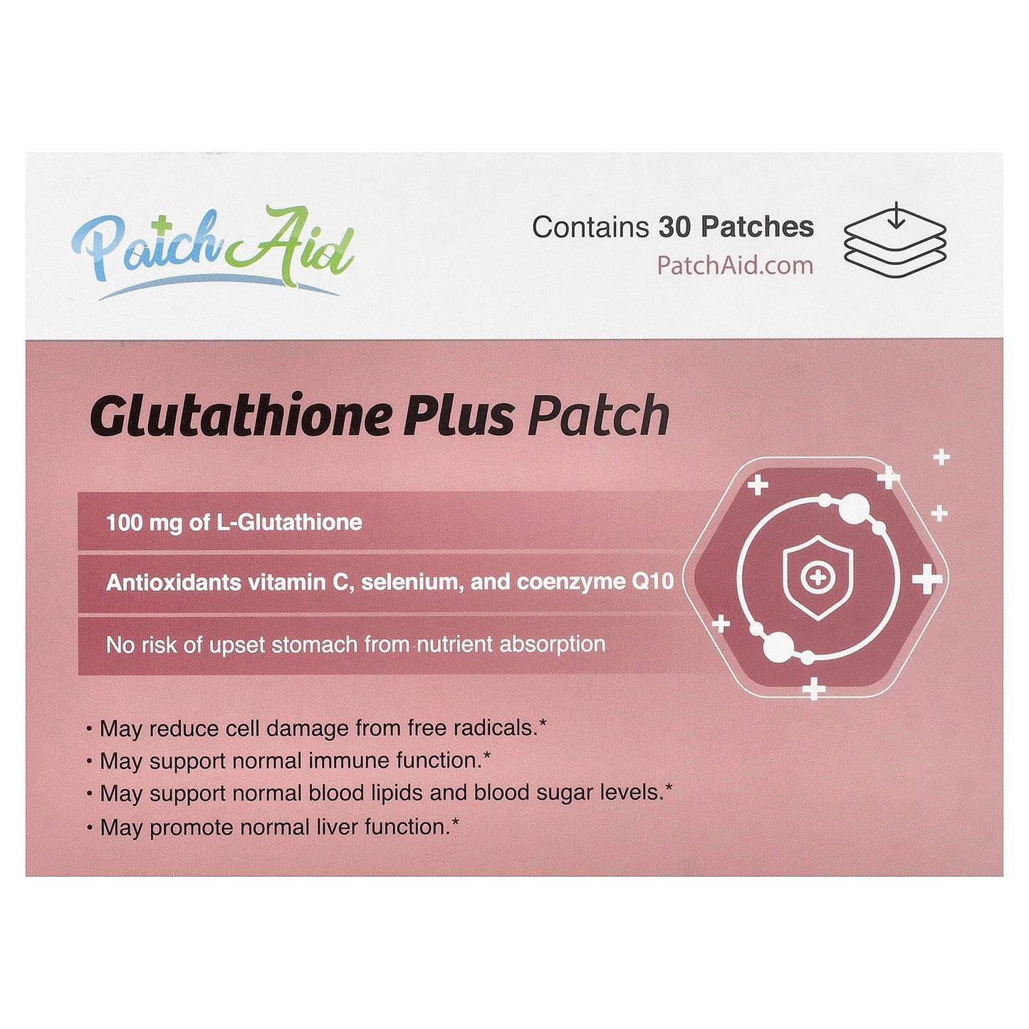 PatchAid, Glutathione Plus Patch, 30 Patches