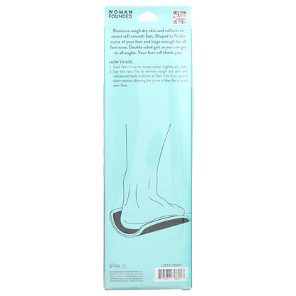 Onyx Professional, Hug Me Smooth, XL Curved Foot File, 1 File