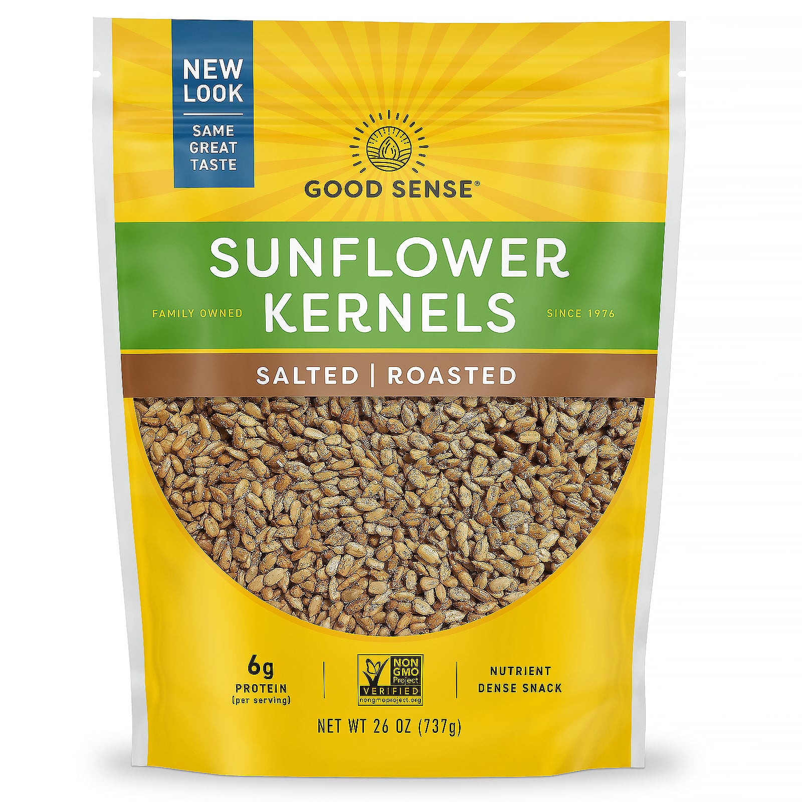 Good Sense, Sunflower Kernels, Salted, Roasted, 26 oz (737 g)