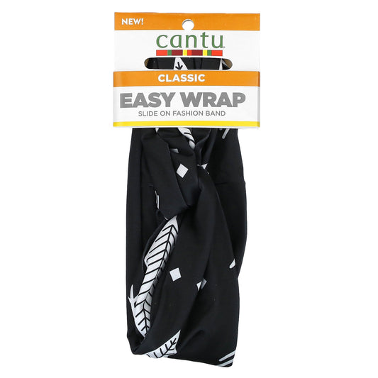 Cantu, Classic, Easy Wrap, Black & White, 1 Wrap