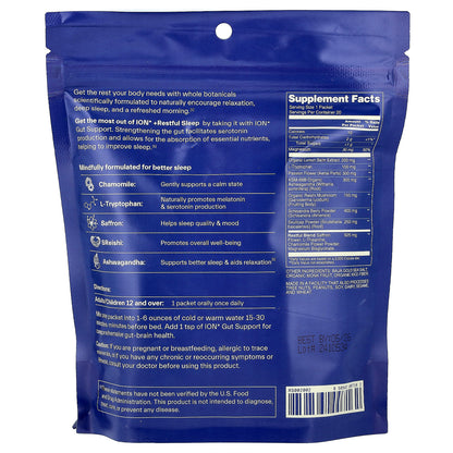 ION Intelligence of Nature, Restful Sleep, Chamomile, 20 Pack, 0.10 oz (3.1 g) Each