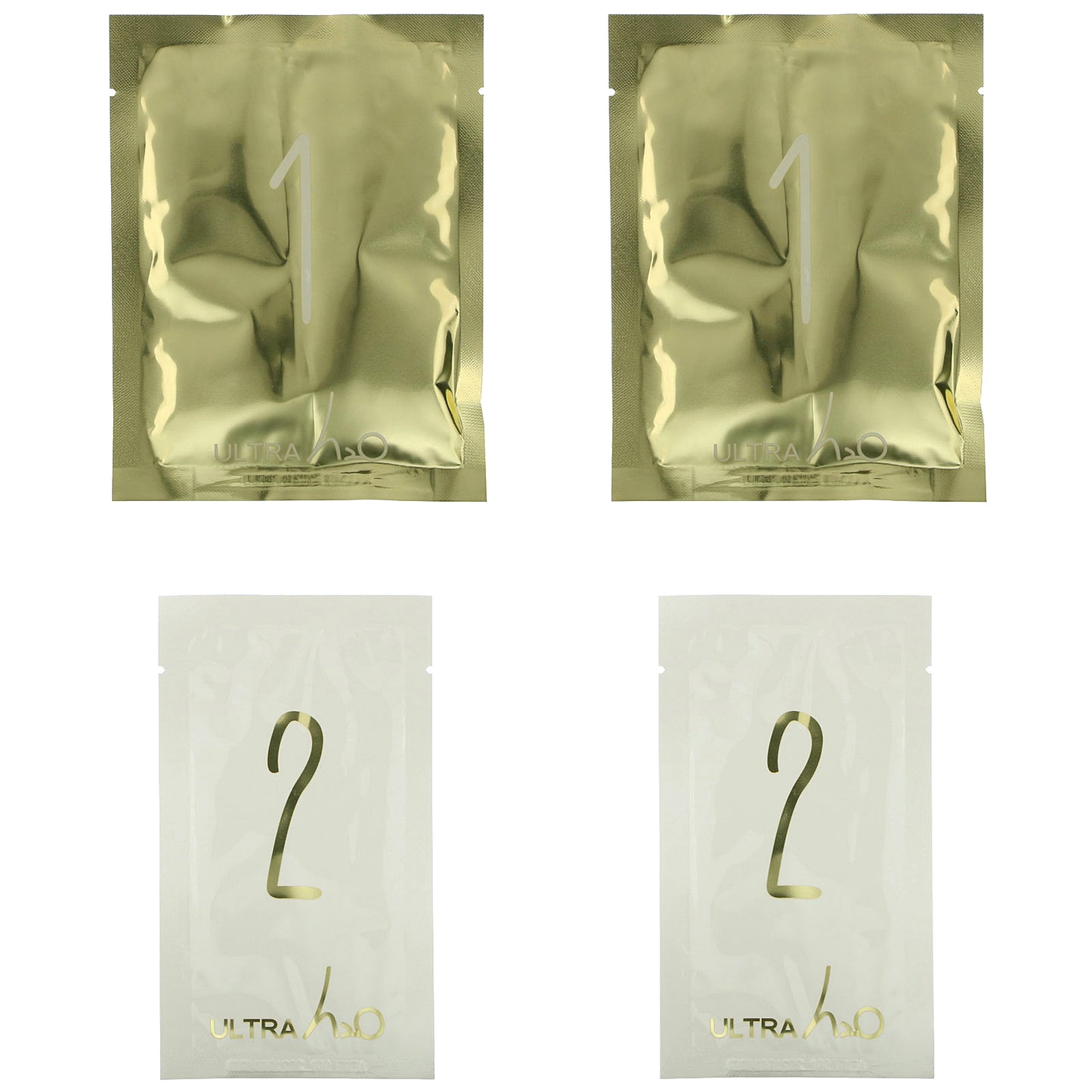 Let Me Skin, Ultra H20 Modeling Beauty Mask, Gold, 2 Set