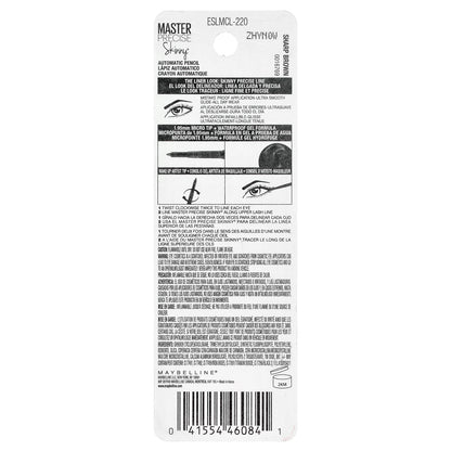 Maybelline, Master Precise Skinny®, Automatic Pencil Eyeliner, 220 Sharp Brown, 0.0035 oz (100 mg)