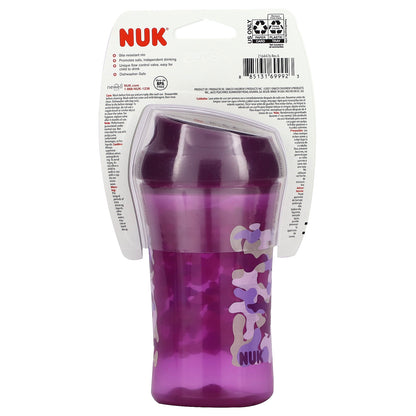 NUK, Cup-Like Rim, 18+ Months, Purple, 10 oz (300 ml)