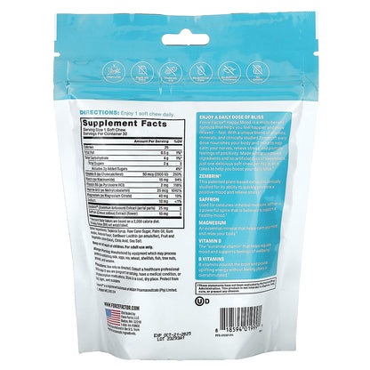 Force Factor, Happy Mood, Tropical Fruit, 30 Soft Chews
