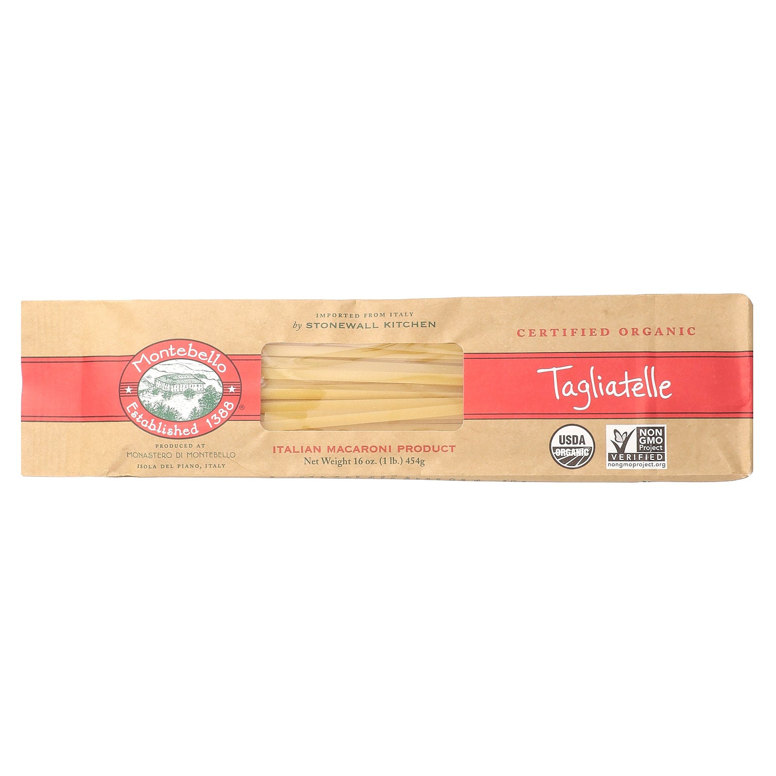 Montebello, Organic Tagliatelle, 16 oz (454 g)