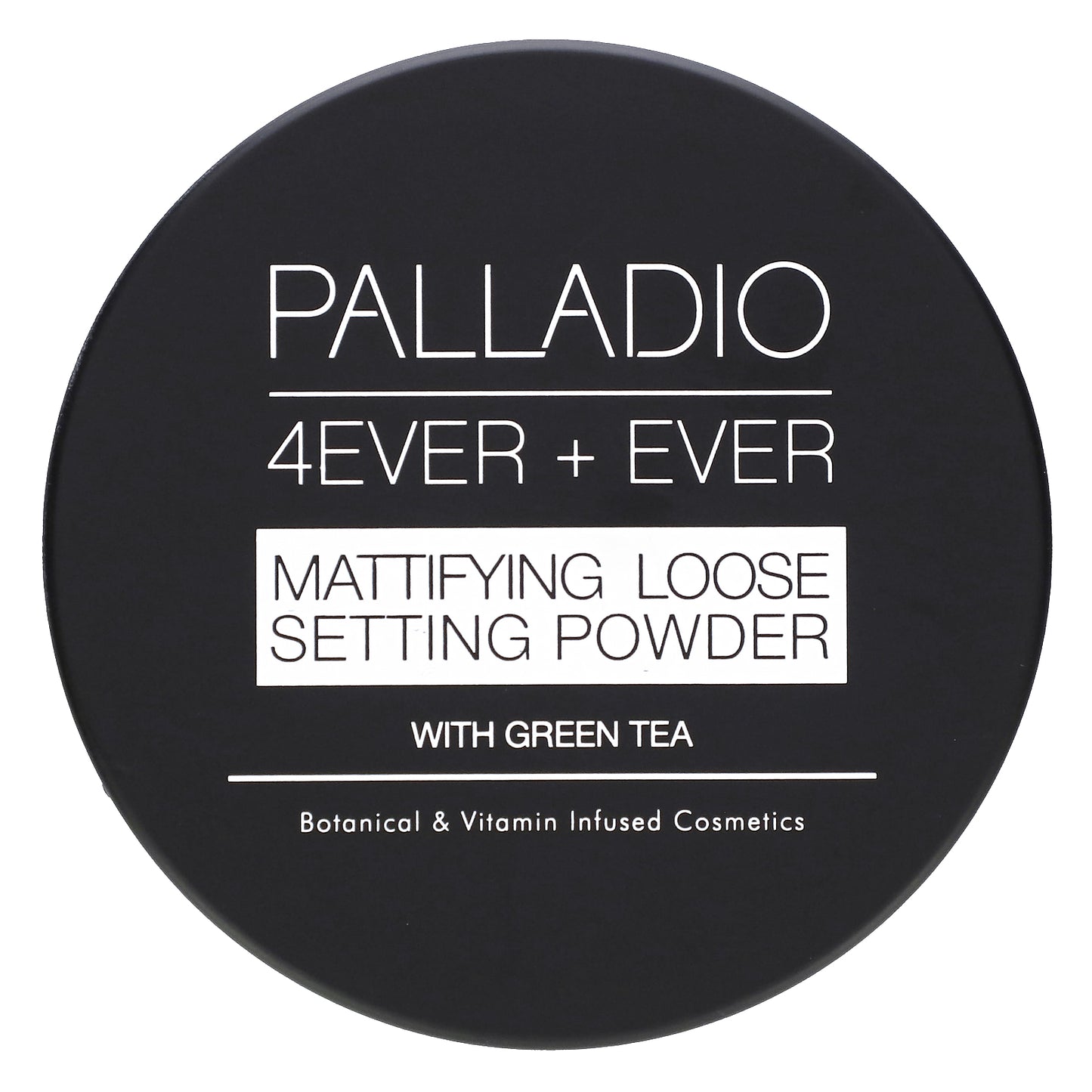 Palladio, 4Ever + Ever, Mattifying Loose Setting Powder with Green Tea, Translucent, 0.21 oz (6 g)