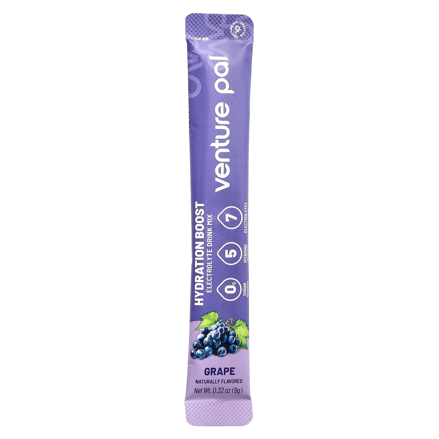 Venture Pal, Hydration Boost, Electrolyte Drink Mix, Grape, 16 Stick Packs, 0.32 oz (9 g) Each