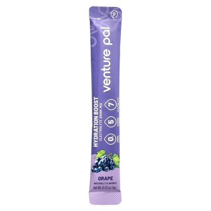 Venture Pal, Hydration Boost, Electrolyte Drink Mix, Grape, 16 Stick Packs, 0.32 oz (9 g) Each