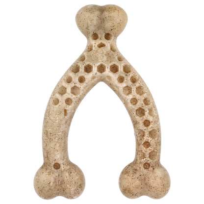 Spunky Pup, The Wishbone, Chew Toy, Large, Chicken, 1 Toy