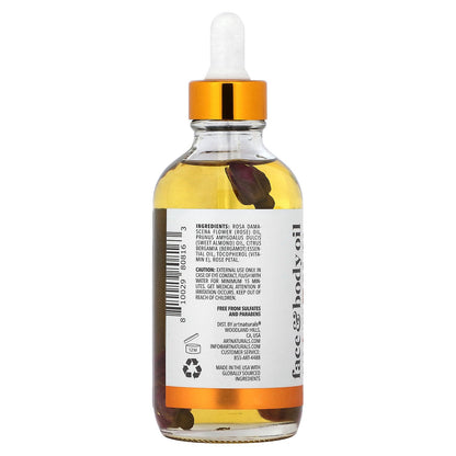 artnaturals, Face & Body Oil, Rose + Vitamin E, 4 fl oz (118 ml)