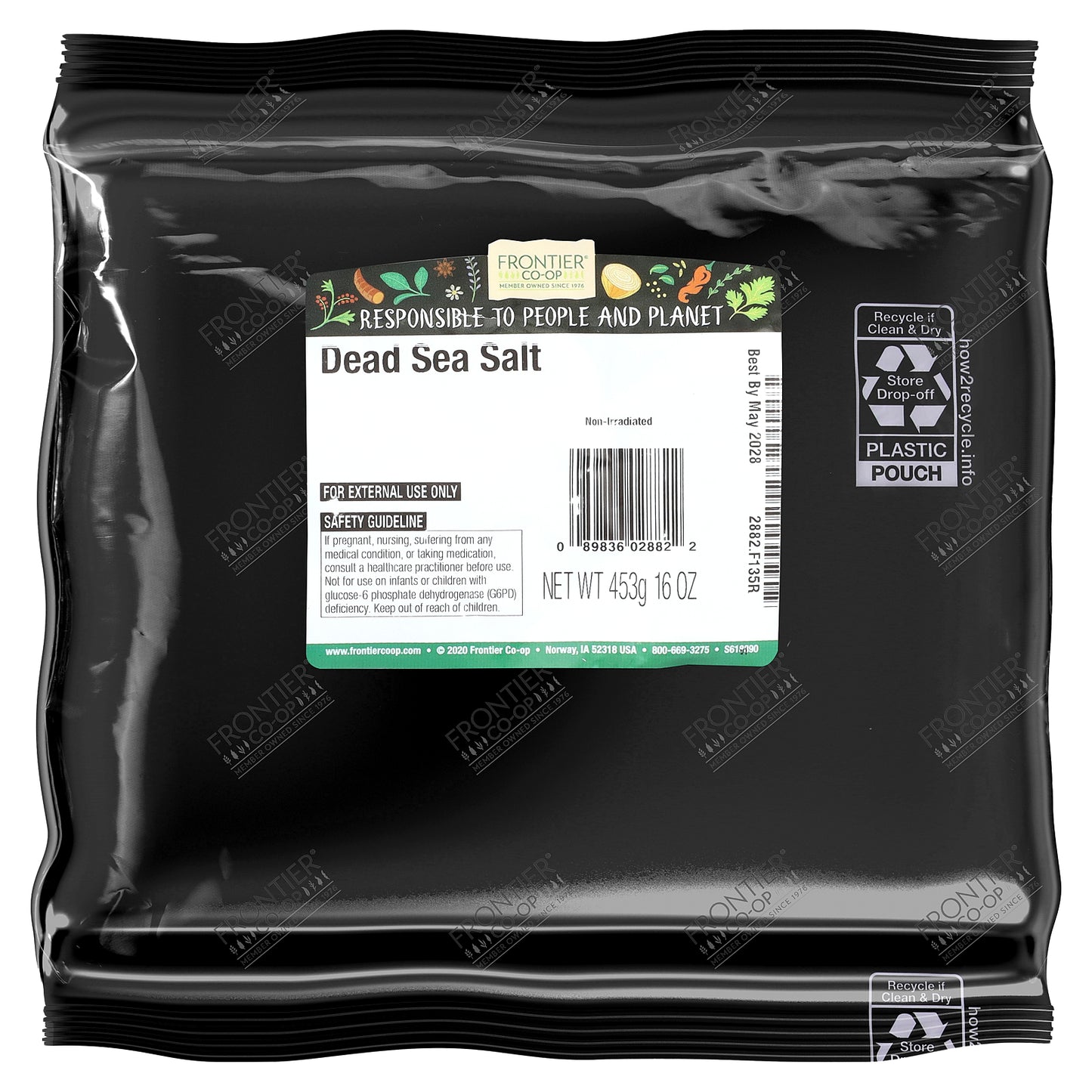 Frontier Co-op, Dead Sea Salt, 16 oz (453 g)