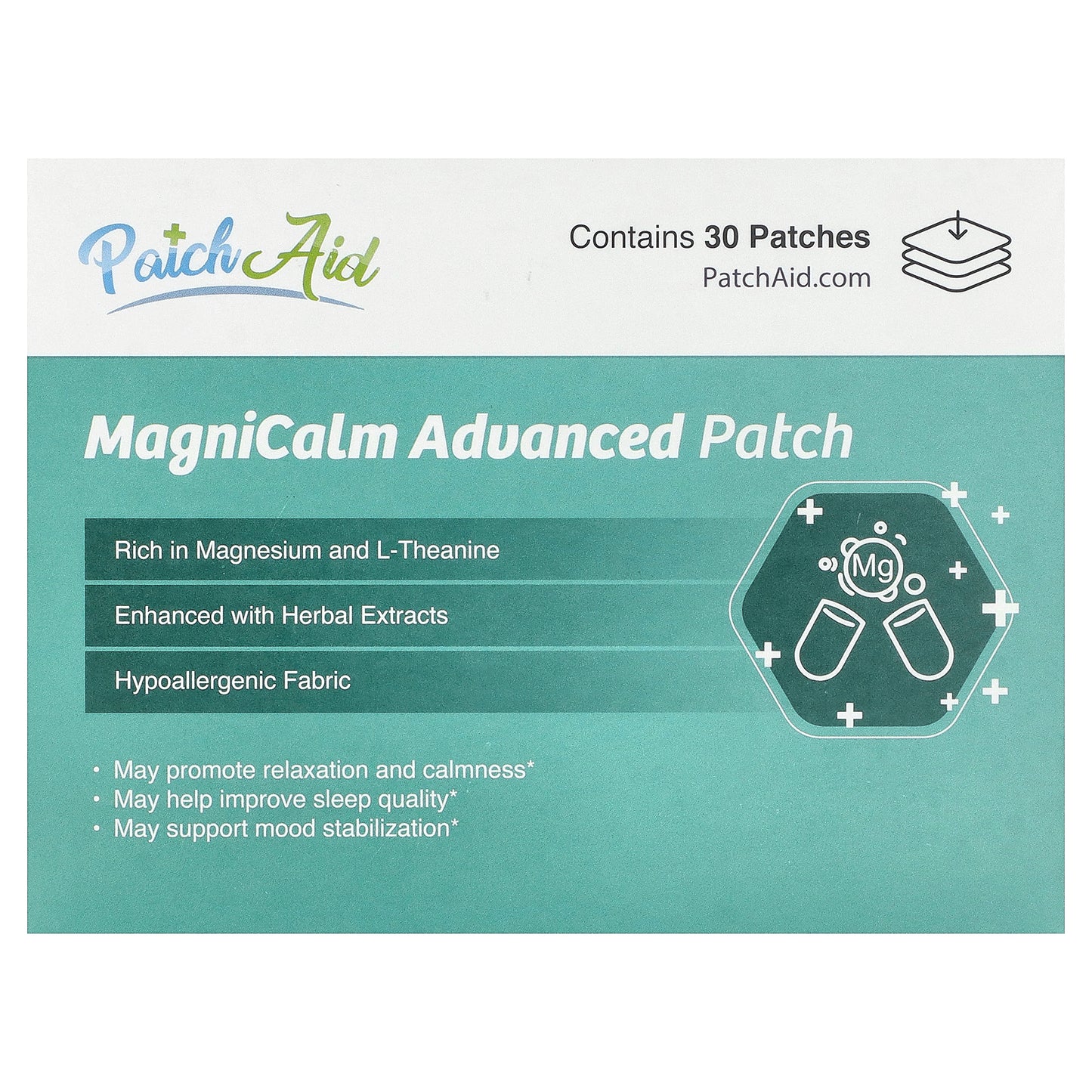 PatchAid, MagniCalm Advanced Patch, 30 Patches