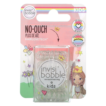 Invisibobble, Kids, No Ouch Hair Ring, Princess Sparkle, 5 Pack