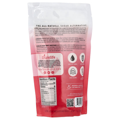 DURELIFE, Erythritol Blend Monk Fruit, Golden, 1 lb (453 g)
