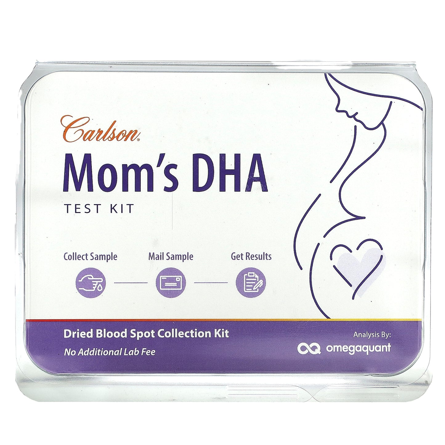 Carlson, Mom's DHA Test Kit, 1 Kit