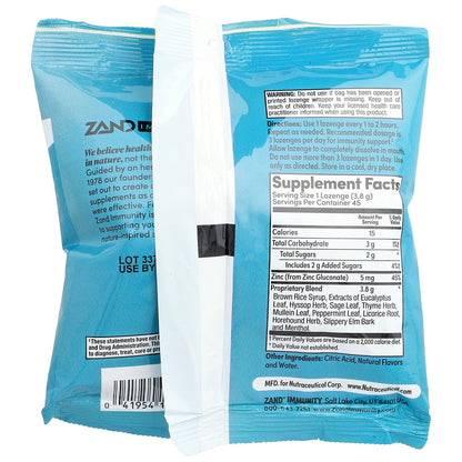 Zand, Immunity™, Menthol Lozenges, 45 Lozenges