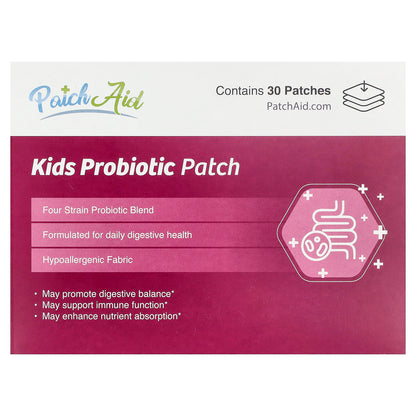 PatchAid, Kids Probiotic Patch, 30 Patches