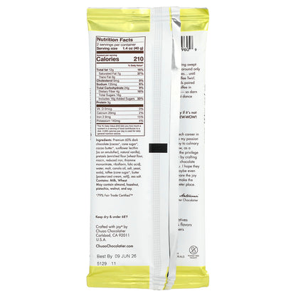 Chuao Chocolatier, Dark Chocolate Bar, Pretzel Toffee Twirl™, 2.8 oz (80 g)
