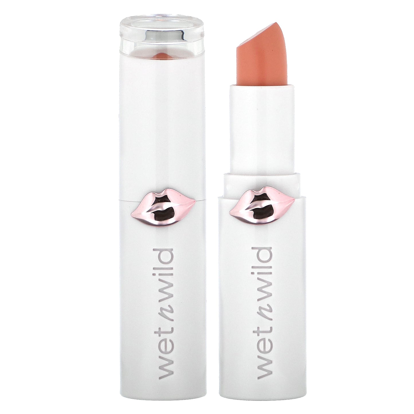 wet n wild, MegaLast, High-Shine Brilliance Lip Color, 1111427 Peach Please, 0.11 oz (3.3 g)