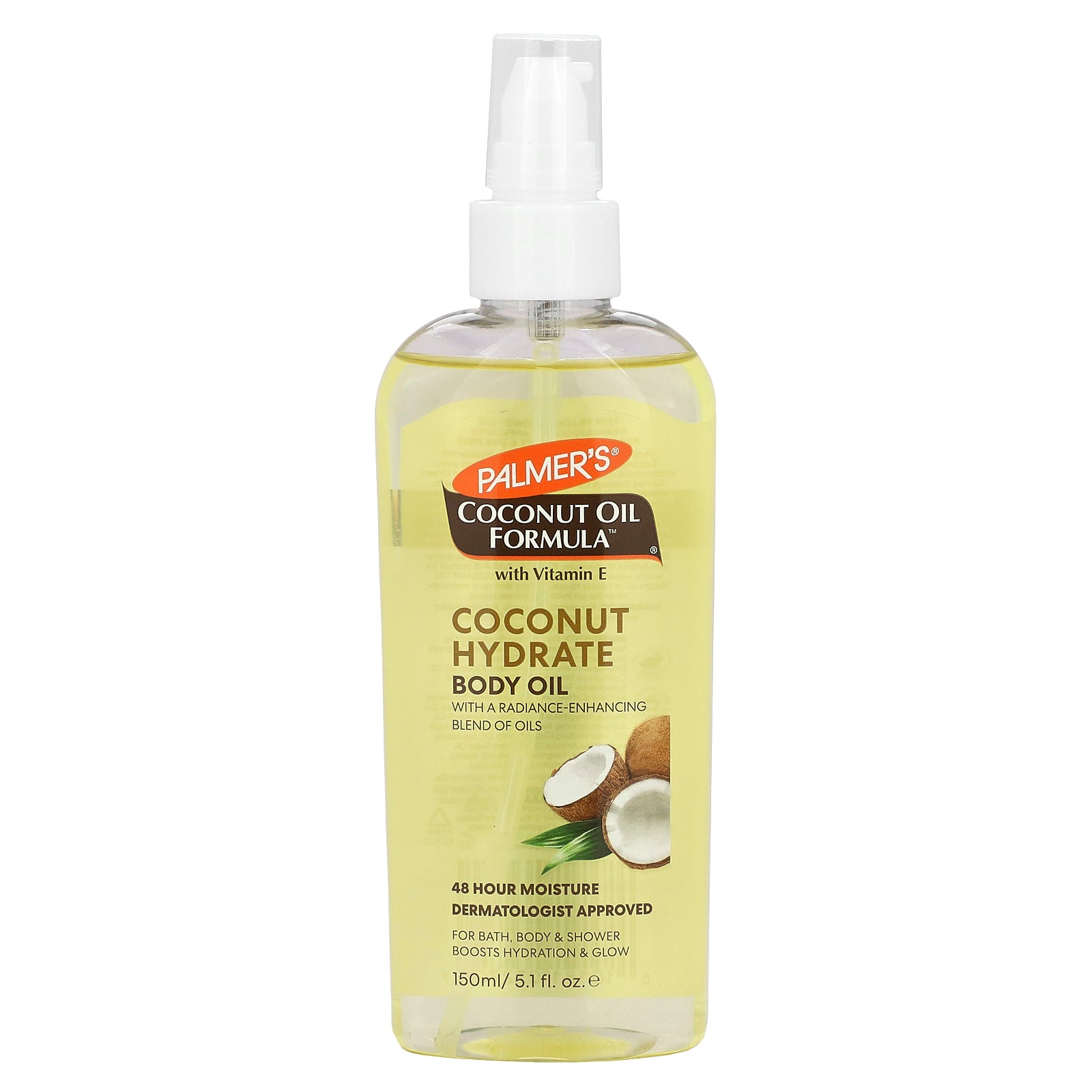 Palmer's, Coconut Oil Formula® with Vitamin E, Coconut Hydrate Body Oil, 5.1 fl oz (150 ml)