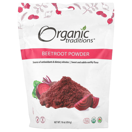 Organic Traditions, Beetroot Powder , 16 oz (454 g)