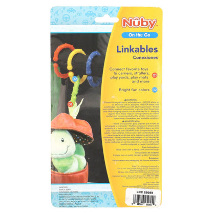 Nuby, On The Go, Linkables, 3+ Months, 18 Pack