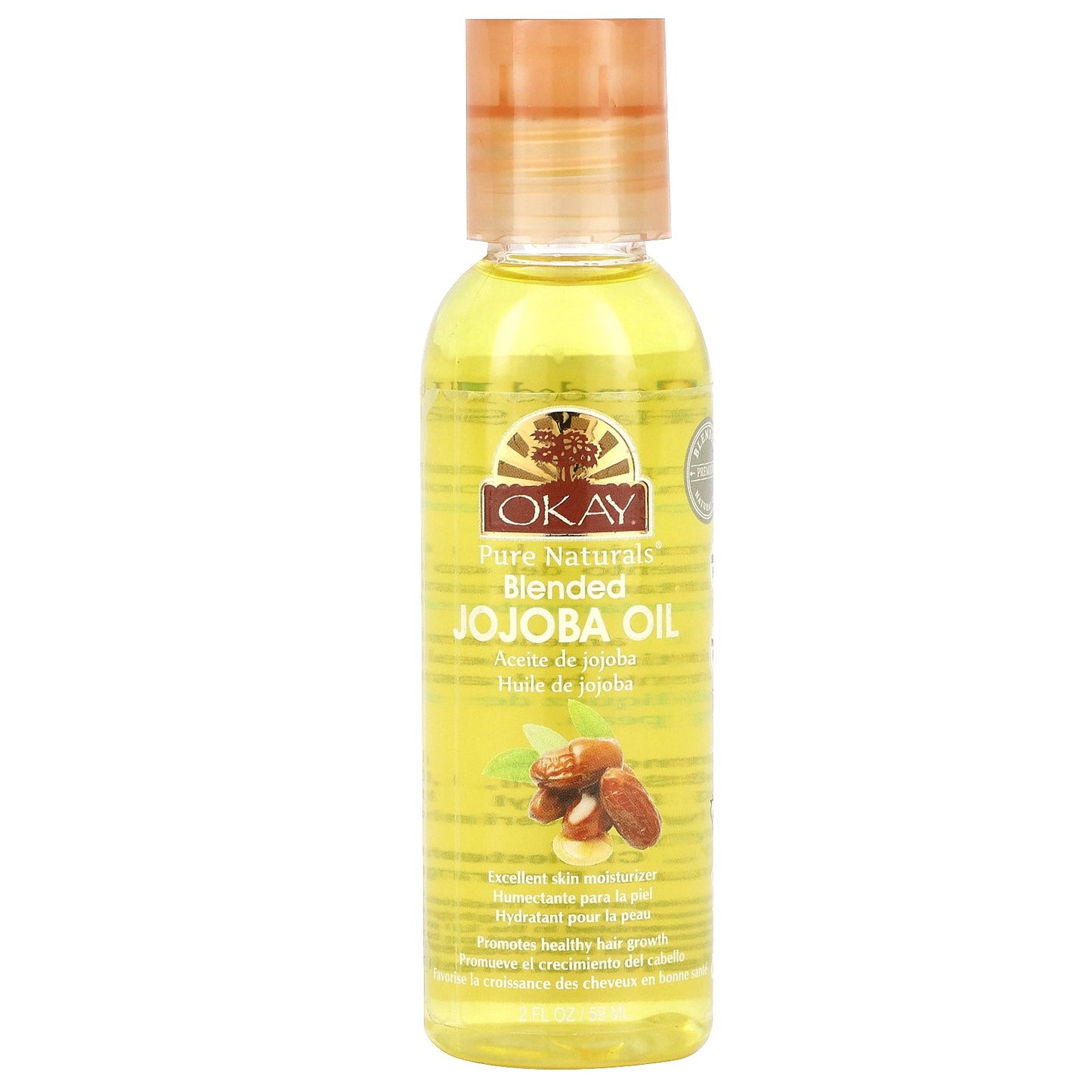 Okay Pure Naturals, Blended Jojoba Oil, 2 fl oz (59 ml)