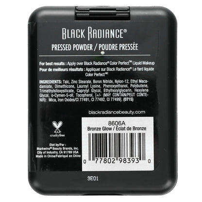 Black Radiance, Pressed Powder, 8606A Bronze Glow , 0.28 oz (7.8 g)