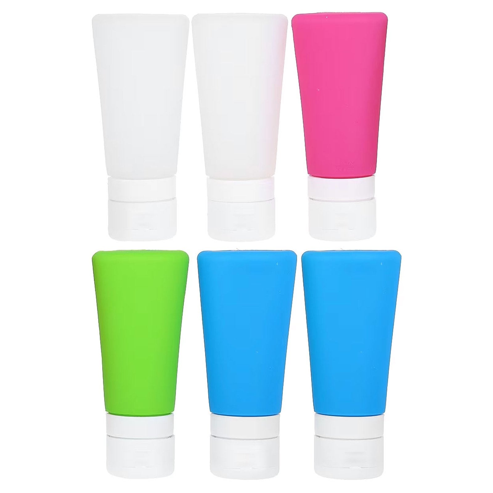 Flents, Essentials, 6 Silicone Bottles, 3 oz Each