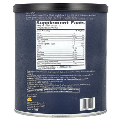 Biochem, 100% Whey Isolate Protein, Chocolate, 1.9 lbs (878 g)