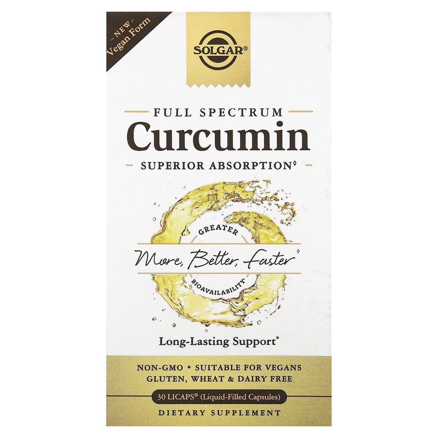 Solgar, Full Spectrum Curcumin, 30 LiCaps