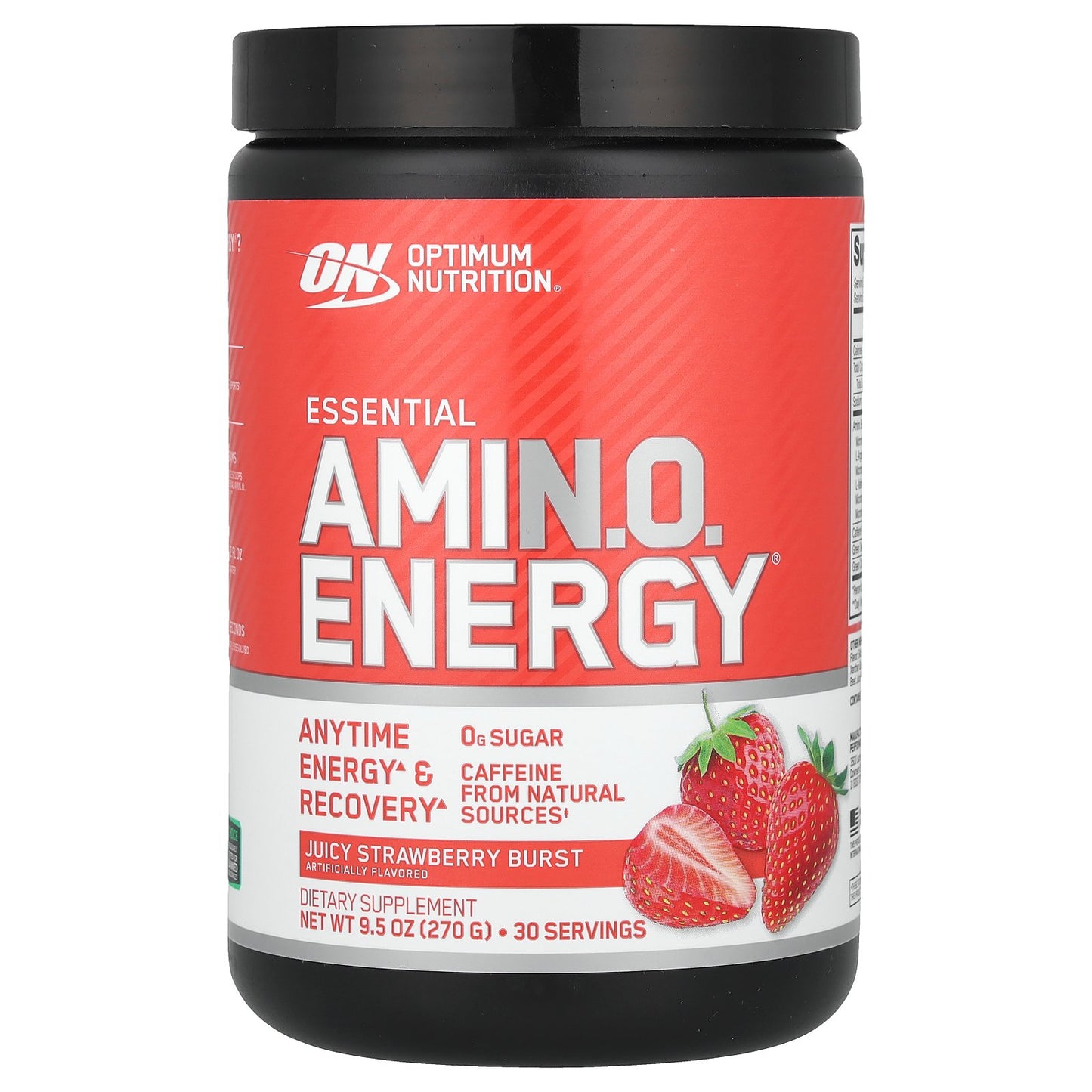 Optimum Nutrition, Essential Amino.O. Energy®, Juicy Strawberry Burst, 9.5 oz (270 g)