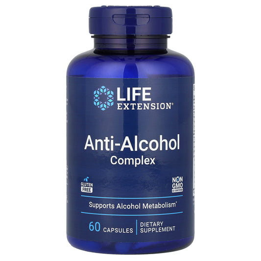 Life Extension, Anti-Alcohol Complex, 60 Capsules