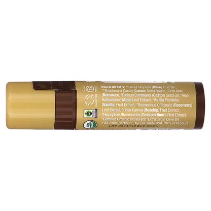 Badger, Cocoa Butter Lip Balm, Vanilla Bean, 0.25 oz (7 g)