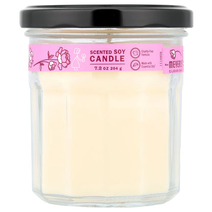 Mrs. Meyers Clean Day, Scented Soy Candle, Peony, 7.2 oz (204 g)