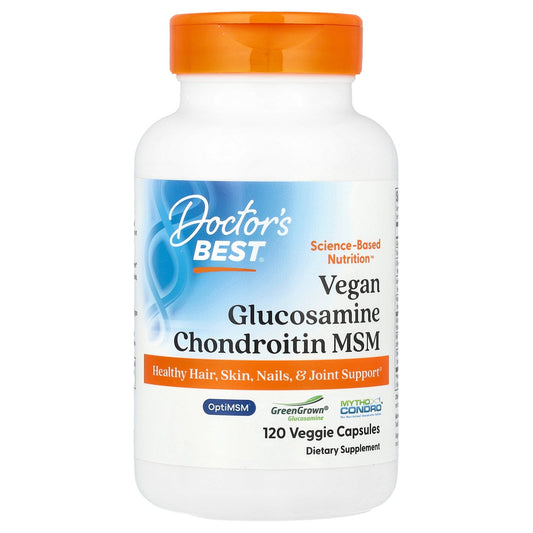 Doctor's Best, Vegan Glucosamine Chondroitin MSM, 120 Veggie Caps