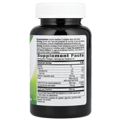 Nature's Way, Ultimate Iron®, 90 Softgels