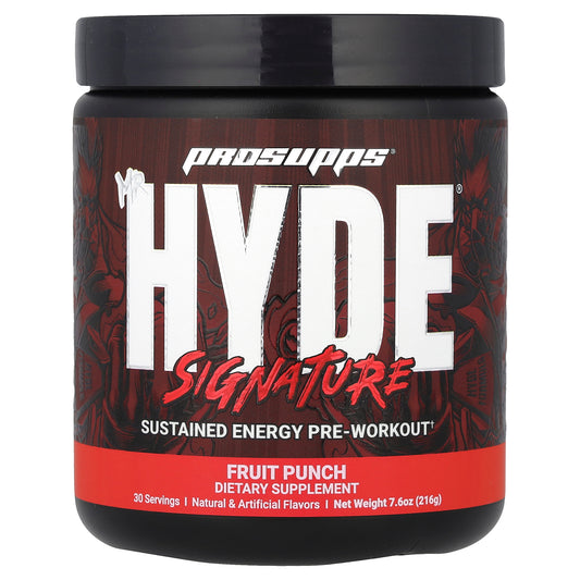 ProSupps, Mr. Hyde®, Signature Pre Workout, Fruit Punch, 7.6 oz (216 g)