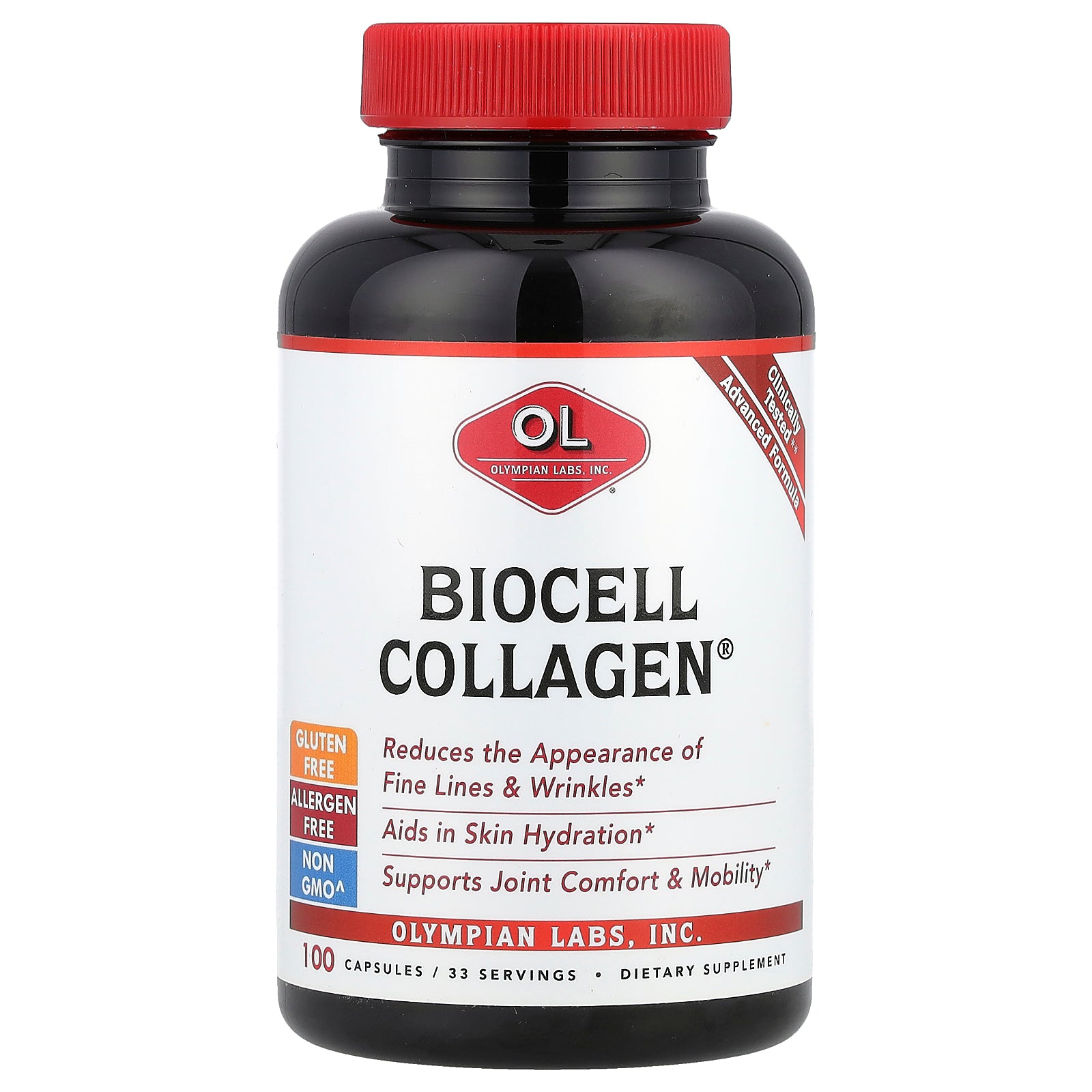 Olympian Labs, BioCell Collagen®, 100 Capsules