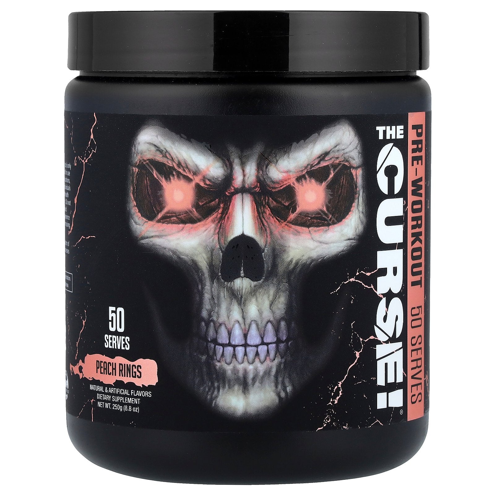 JNX Sports, The Curse!®, Pre-Workout, Peach Rings, 8.8 oz (250 g)