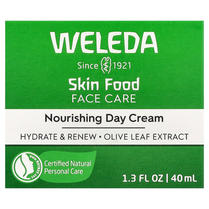 Weleda, Skin Food Face Care, Nourishing Day Cream, Normal to Dry Skin, 1.3 fl oz (40 ml)
