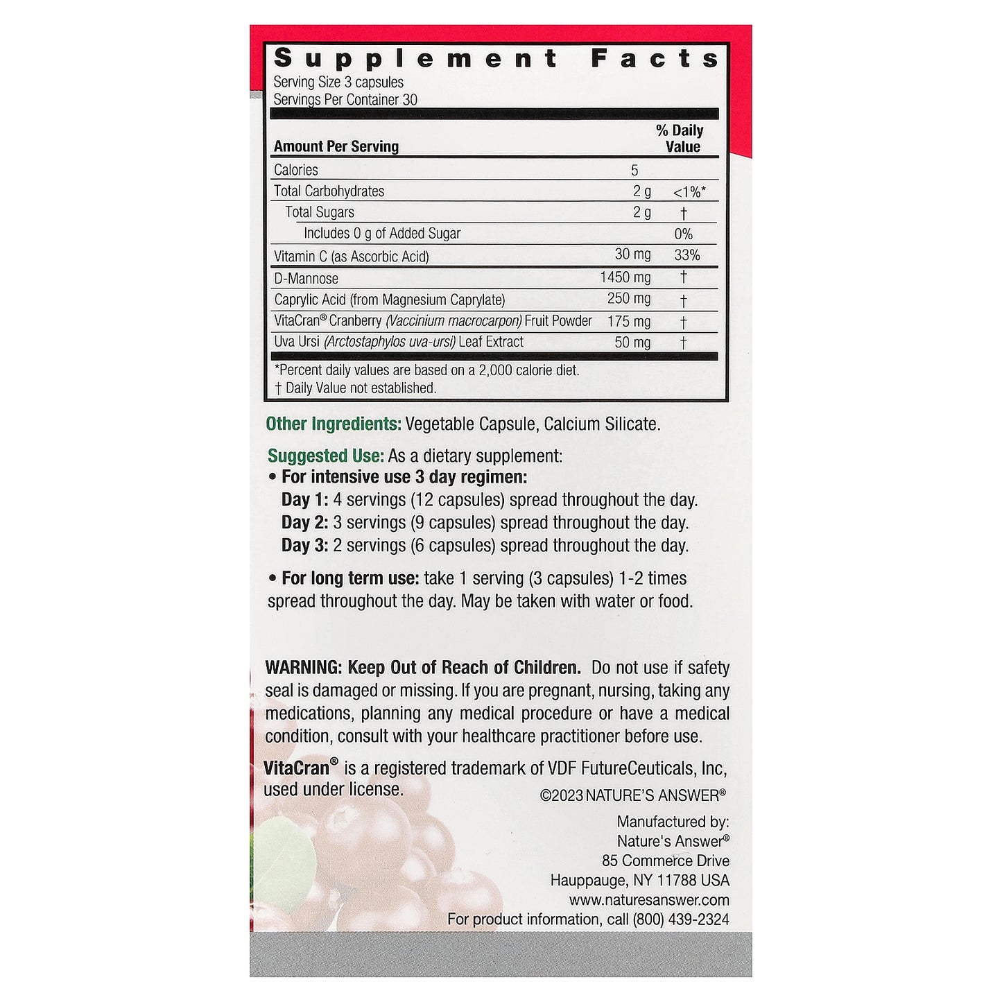 Nature's Answer, UT Answer, 90 Vegetarian Capsules